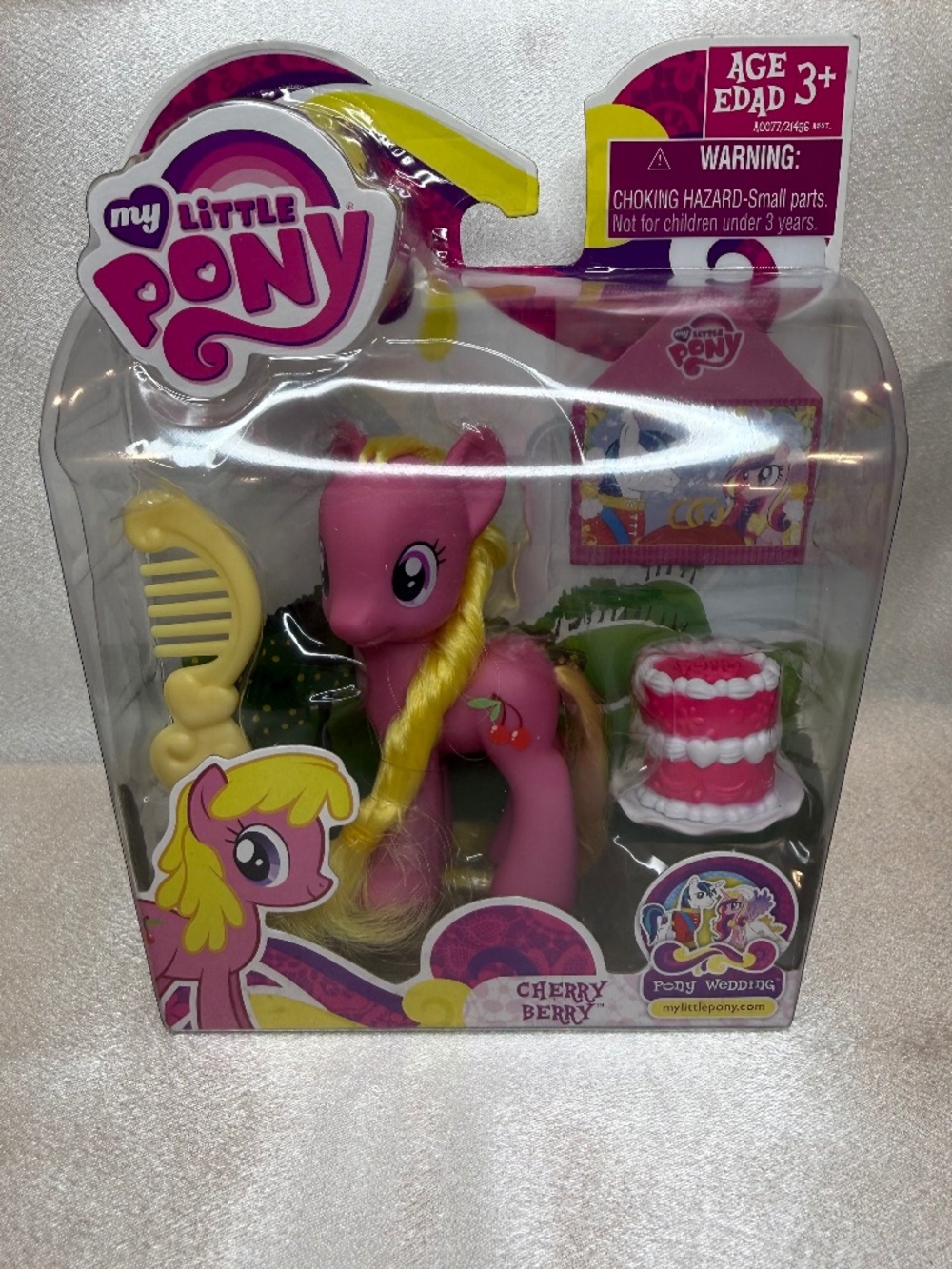 My Little Pony G4 Brushable Cherry Berry Pony Wedding Figure New In Box